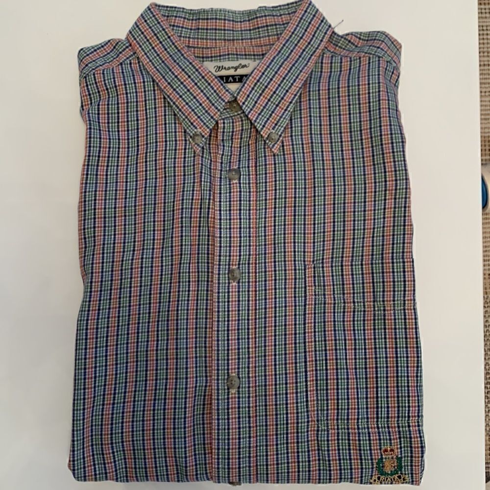 Wrangler Riata Men’s Short Sleeves Shirt. Size XXL